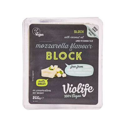Violife mozzarella sajtpótló tömb 200 g