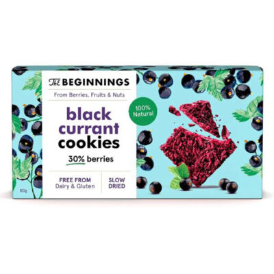 Fekete ribizlis keksz, 80 g