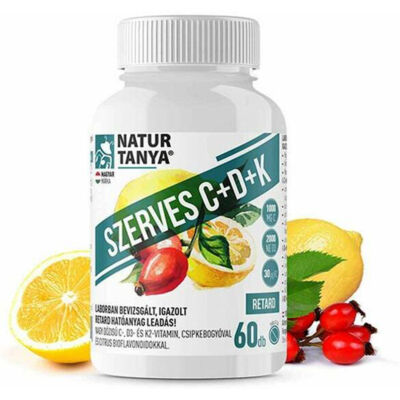 Natur Tanya, Szerves C+D+K tabletta, 60 db