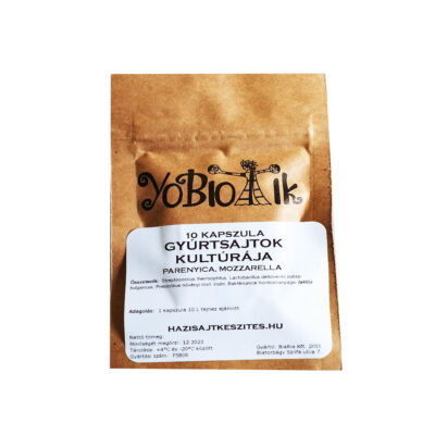Gyúrtsajt baktérium kultúra, parenyica - mozzarella (10 db- os kiszerelés) 