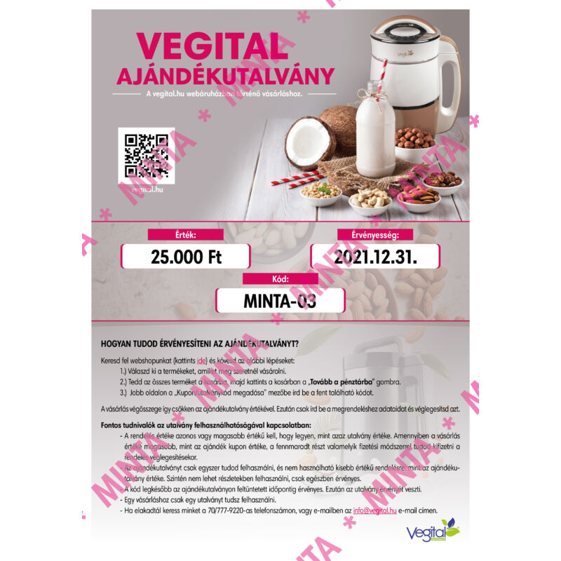 Ajándékutalvány minta