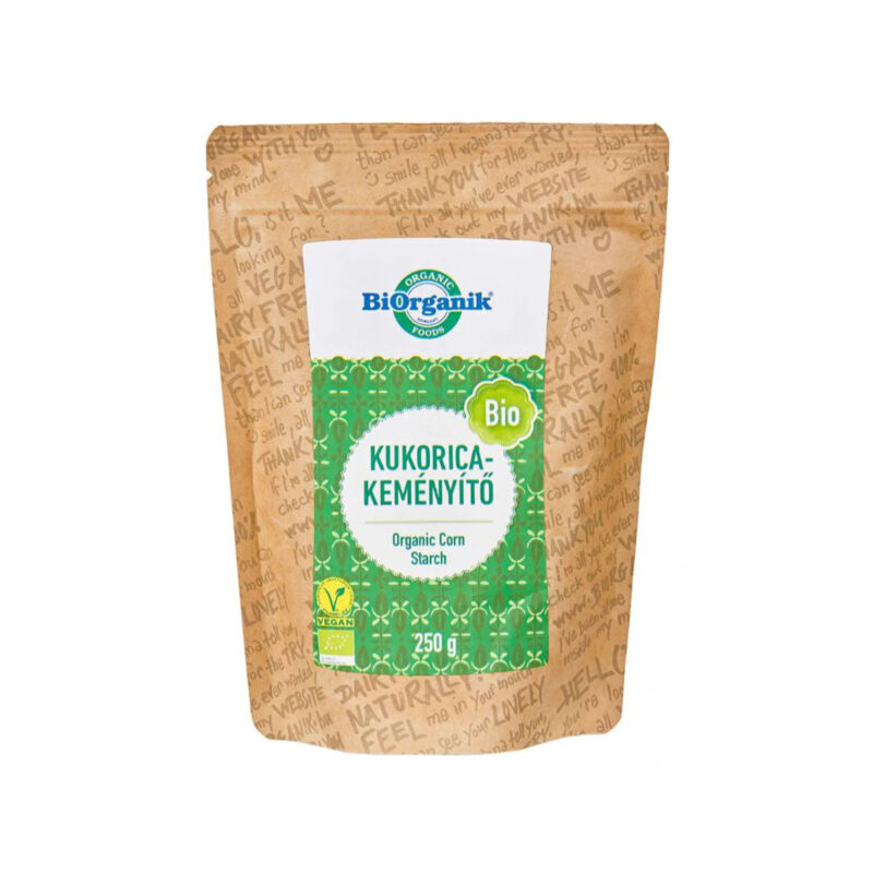 Kukorica keményítő, bio 250 gr