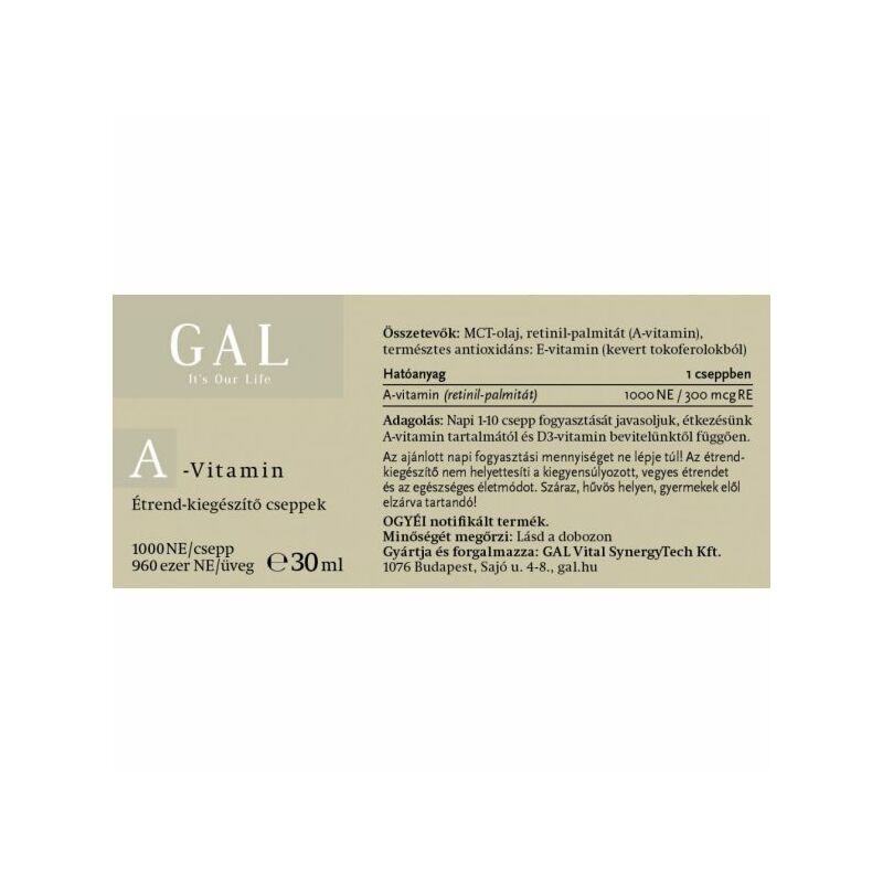 Gal A-vitamin