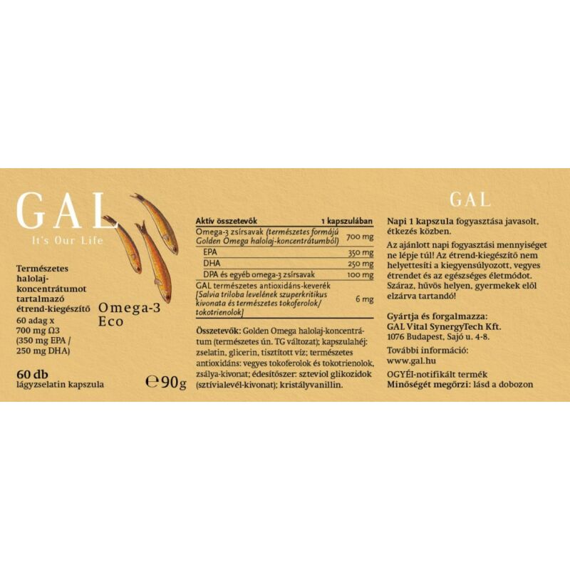 GAL Omega-3 Eco 700 mg