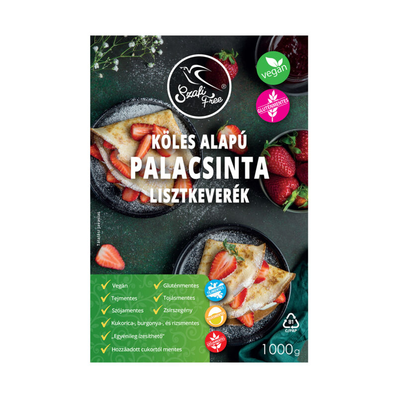 Szafi köles alapú palacsinta lisztkeverék 1000 g